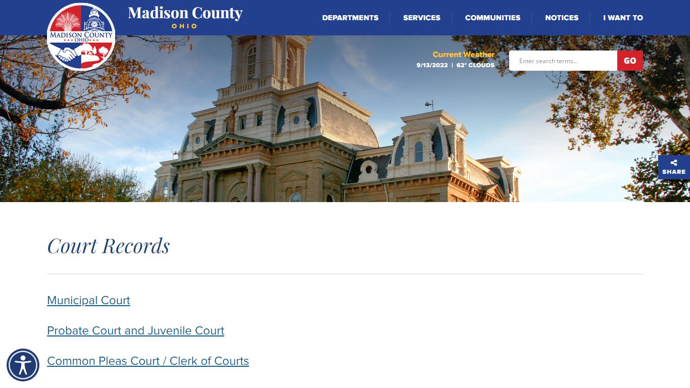 Court Records - Welcome to Madison County, OH